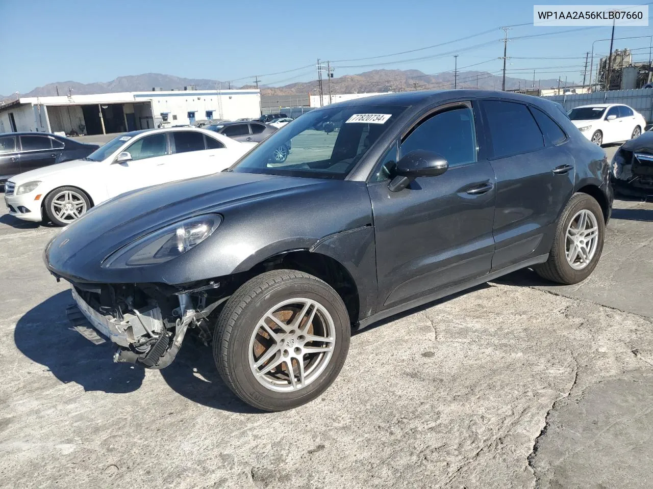 2019 Porsche Macan VIN: WP1AA2A56KLB07660 Lot: 77820734