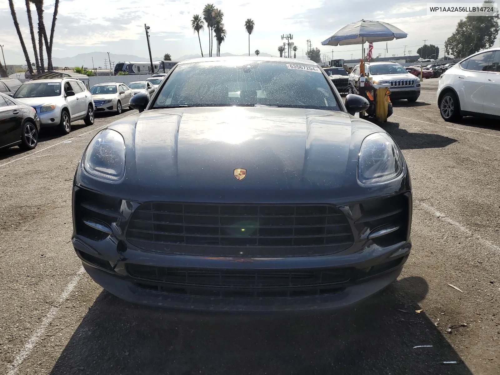 2020 Porsche Macan VIN: WP1AA2A56LLB14724 Lot: 63567204