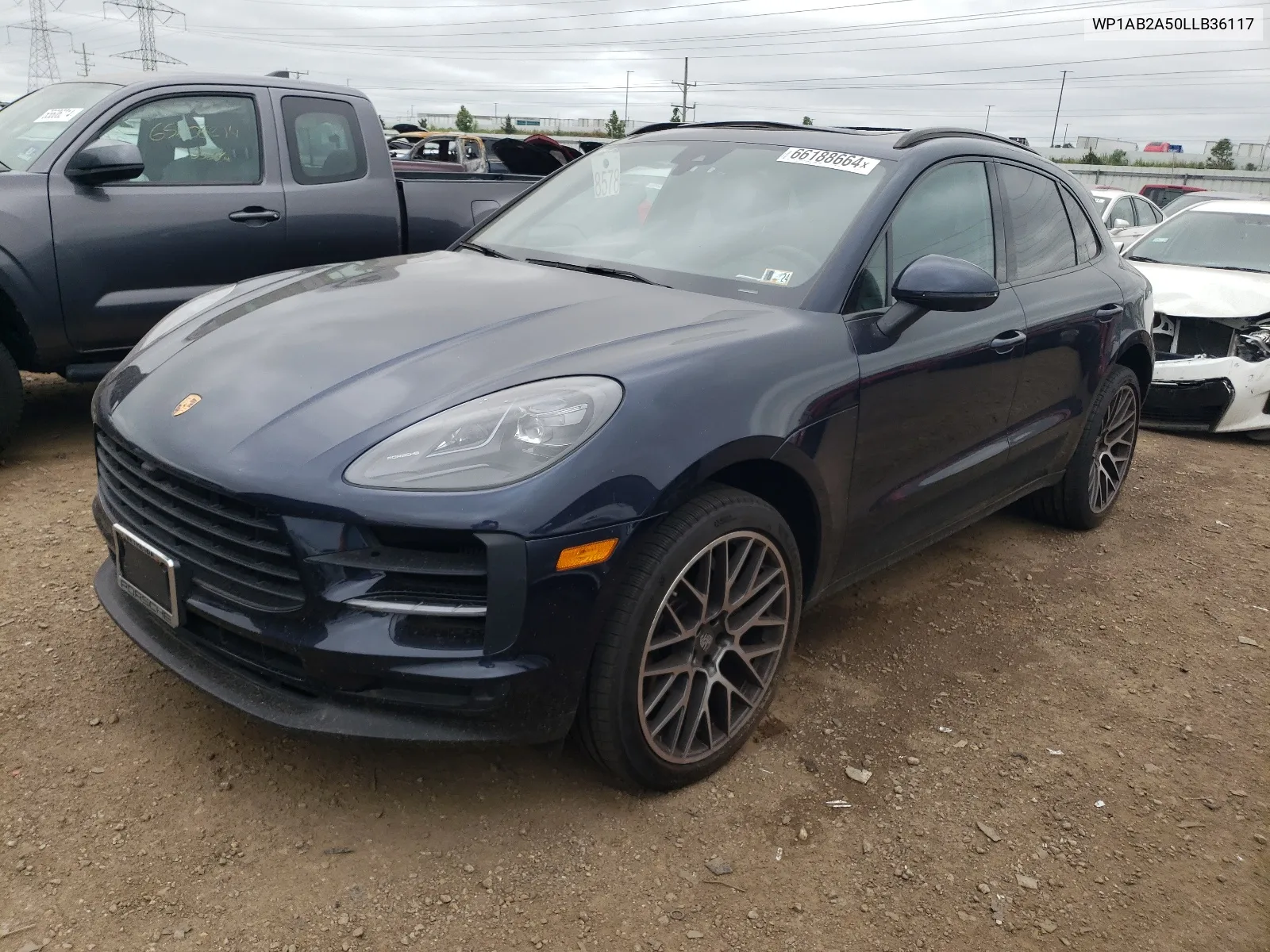 2020 Porsche Macan S VIN: WP1AB2A50LLB36117 Lot: 66188664