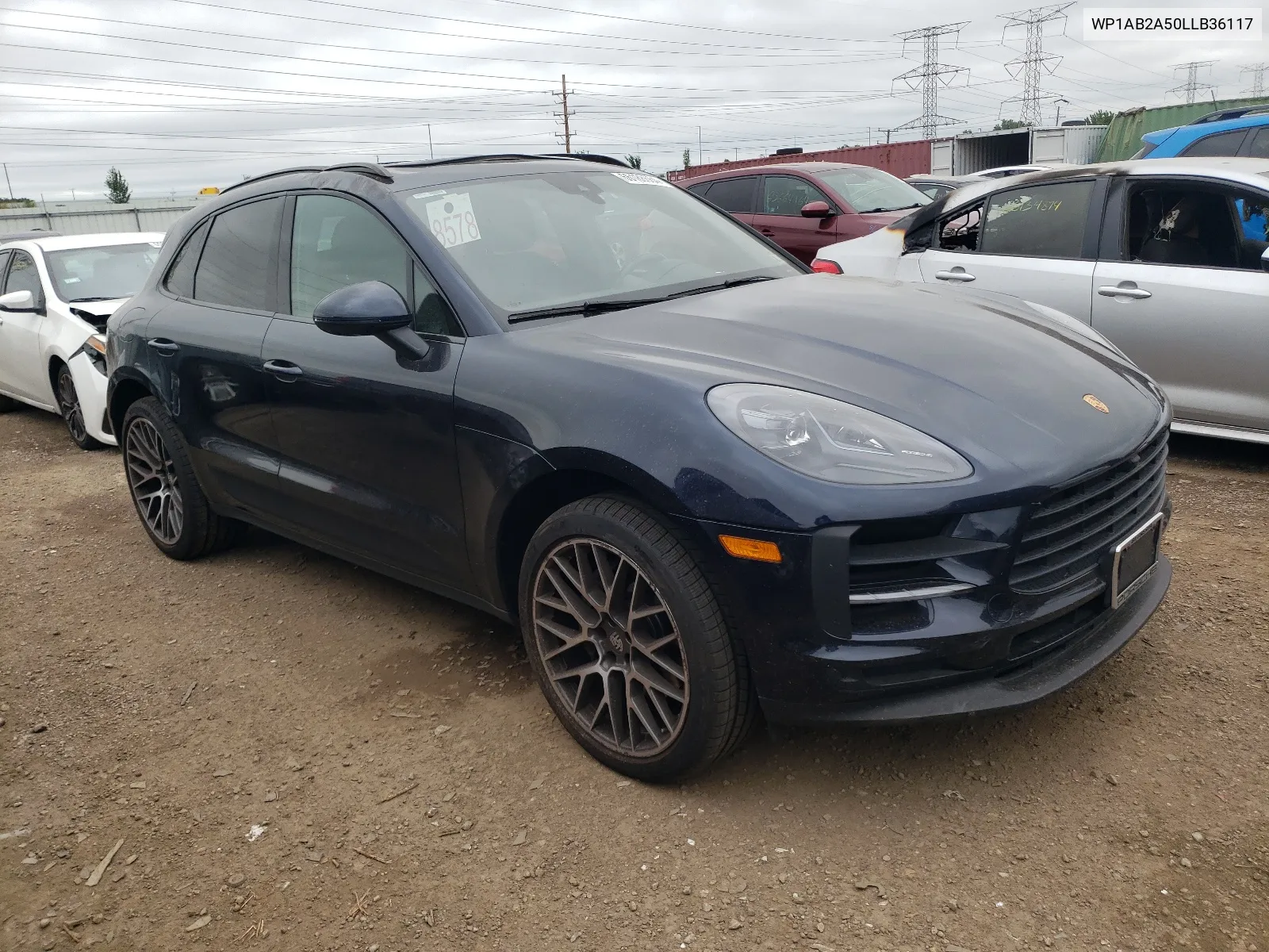 2020 Porsche Macan S VIN: WP1AB2A50LLB36117 Lot: 66188664