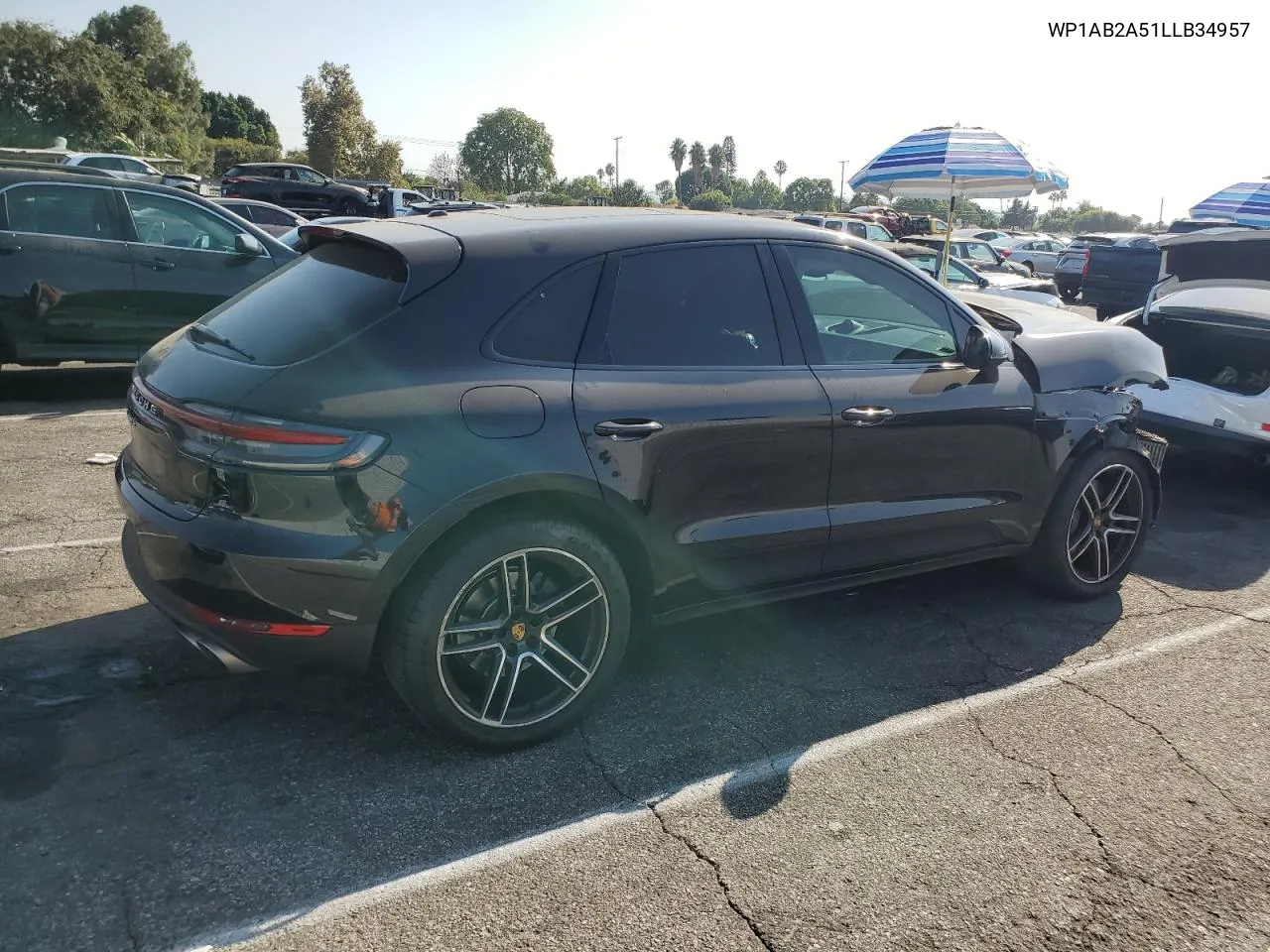 2020 Porsche Macan S VIN: WP1AB2A51LLB34957 Lot: 69592604