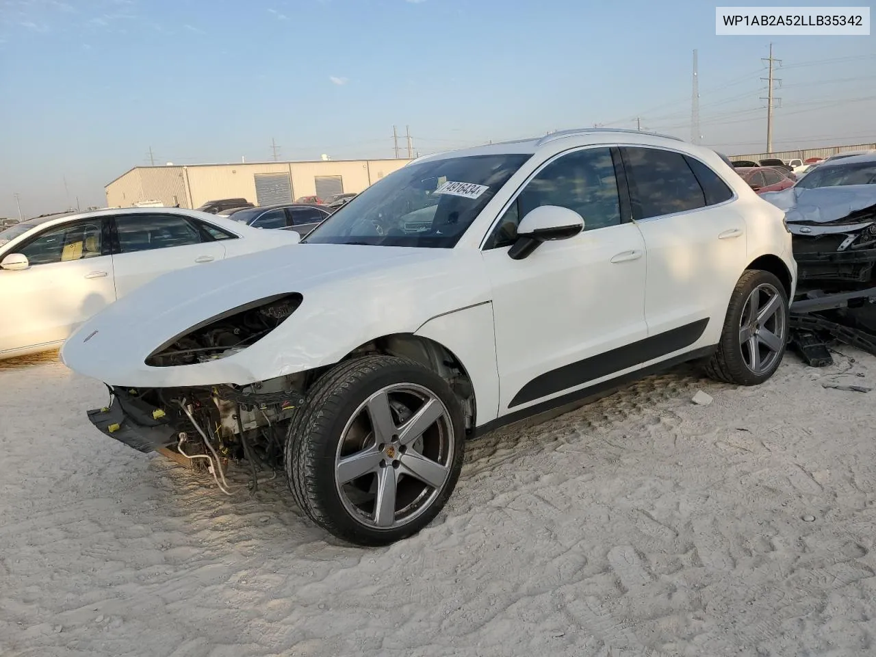 2020 Porsche Macan S VIN: WP1AB2A52LLB35342 Lot: 74916434