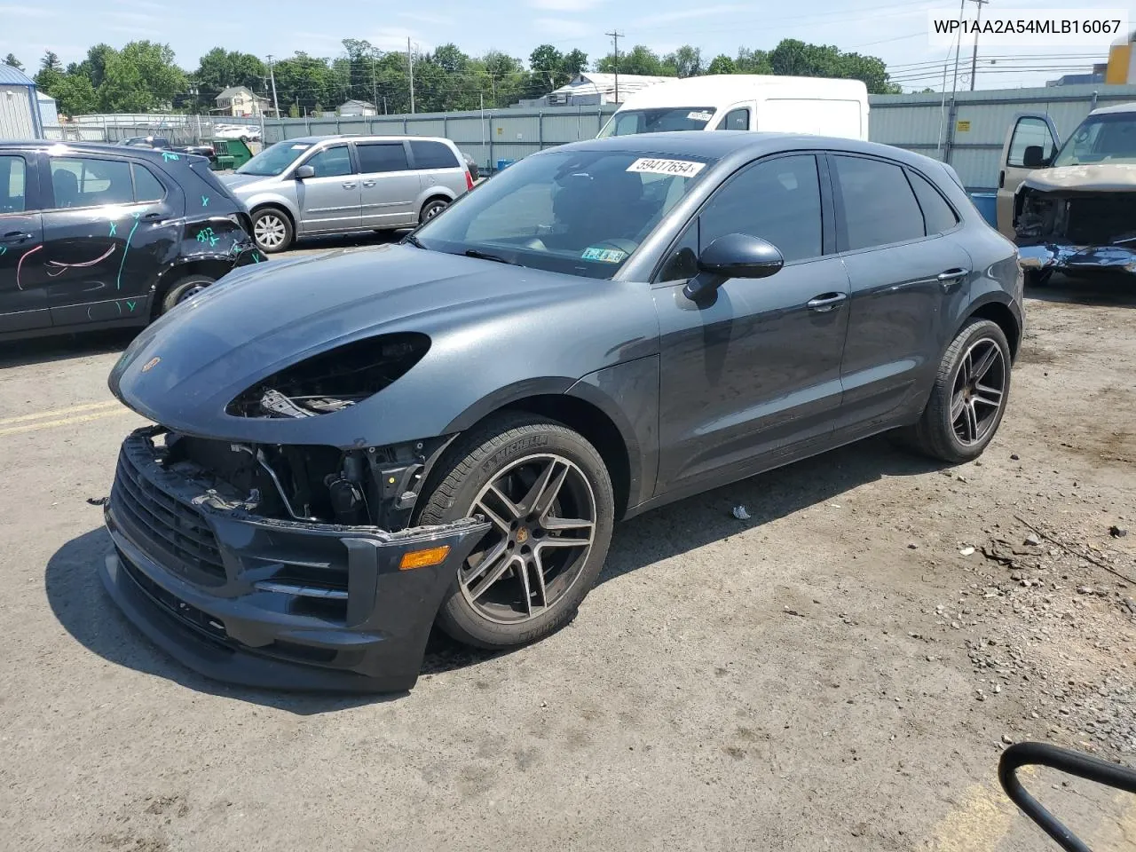 2021 Porsche Macan VIN: WP1AA2A54MLB16067 Lot: 59417654