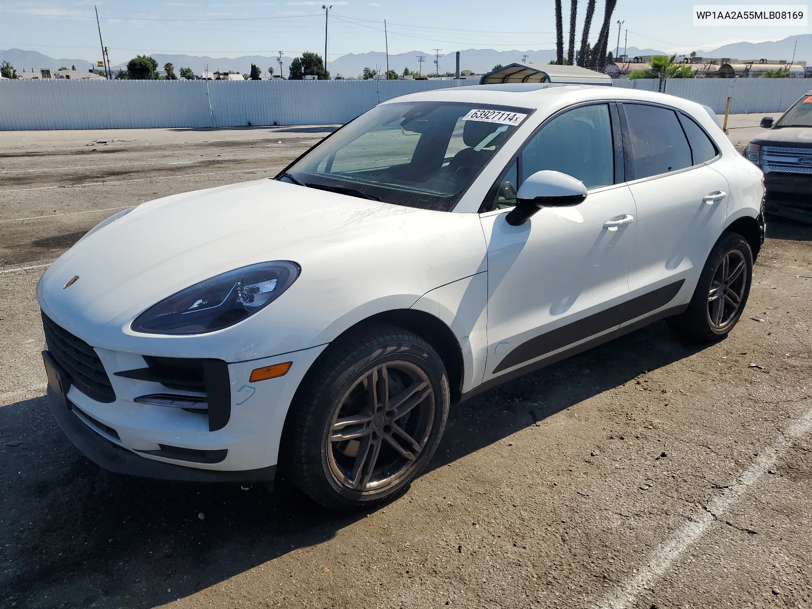 2021 Porsche Macan VIN: WP1AA2A55MLB08169 Lot: 63927114