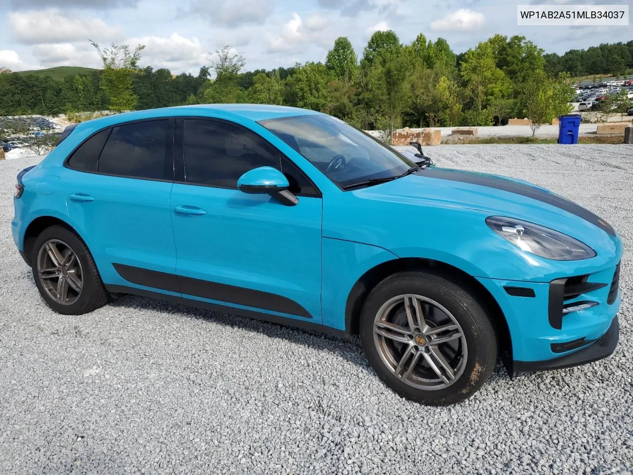 WP1AB2A51MLB34037 2021 Porsche Macan S