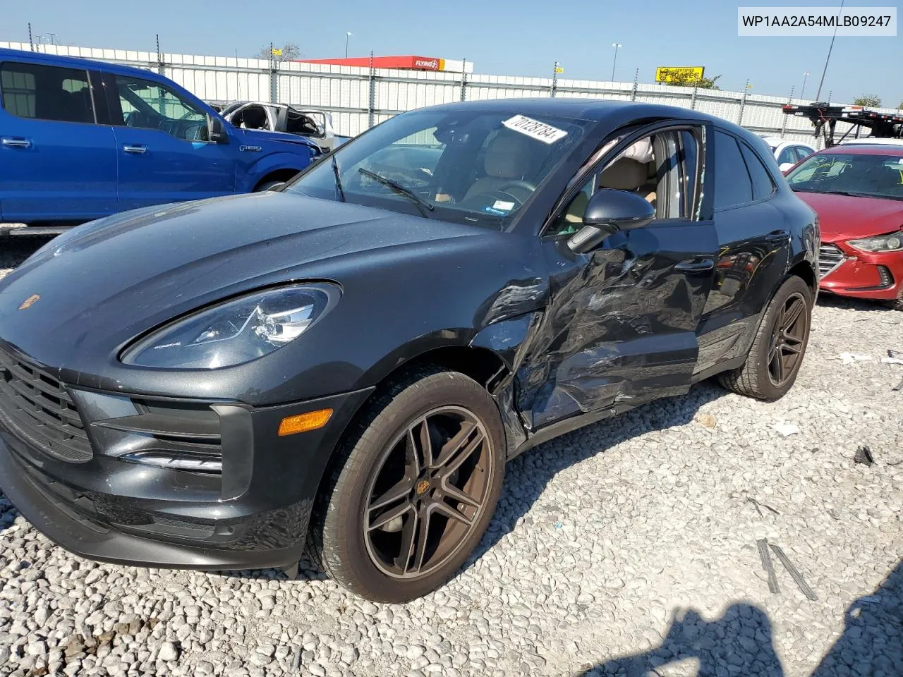 2021 Porsche Macan VIN: WP1AA2A54MLB09247 Lot: 70128784