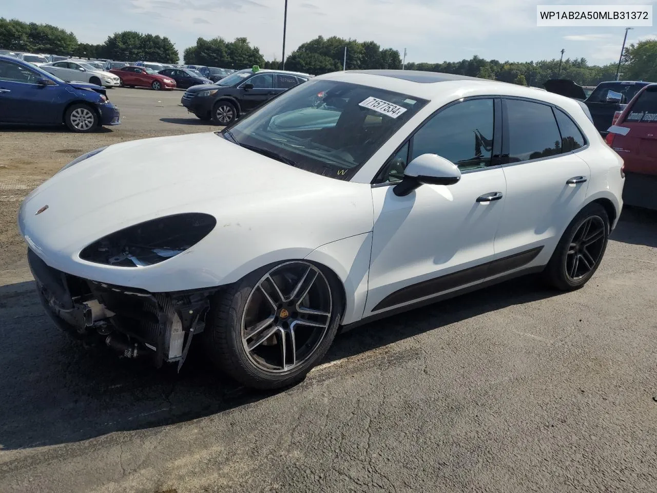 2021 Porsche Macan S VIN: WP1AB2A50MLB31372 Lot: 71577534