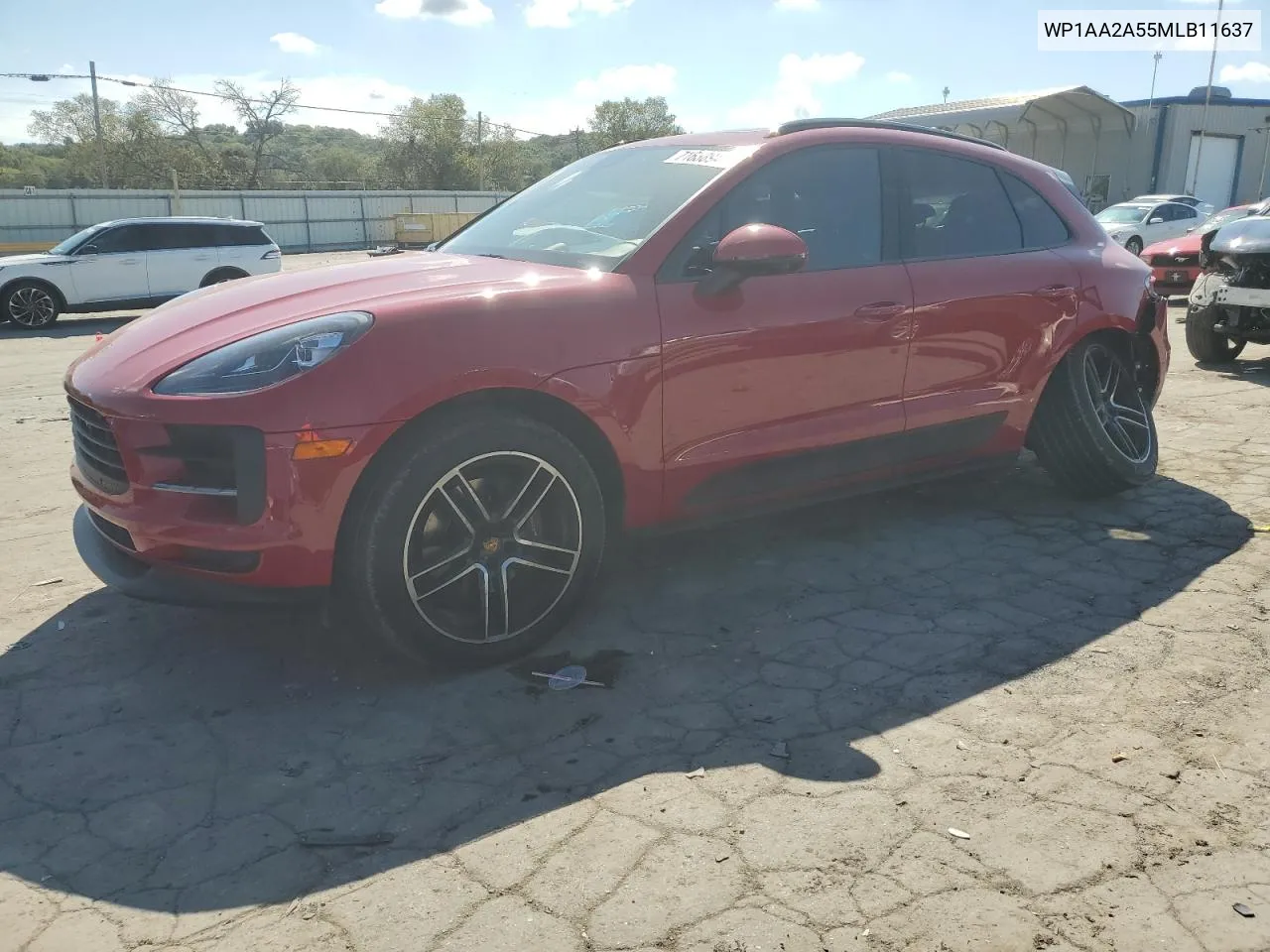 2021 Porsche Macan VIN: WP1AA2A55MLB11637 Lot: 71638944