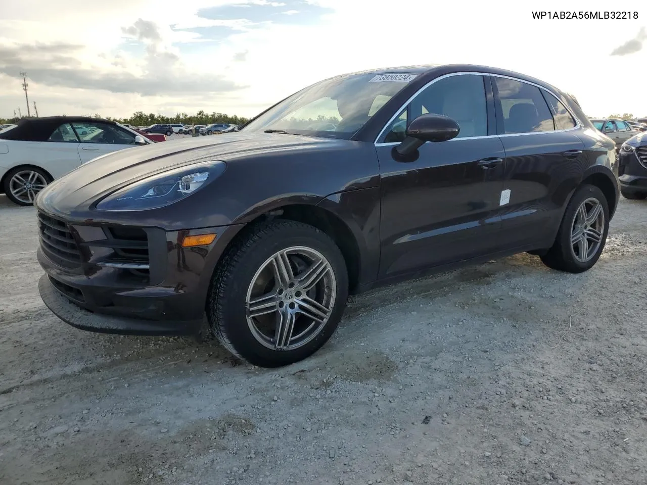 2021 Porsche Macan S VIN: WP1AB2A56MLB32218 Lot: 73850224