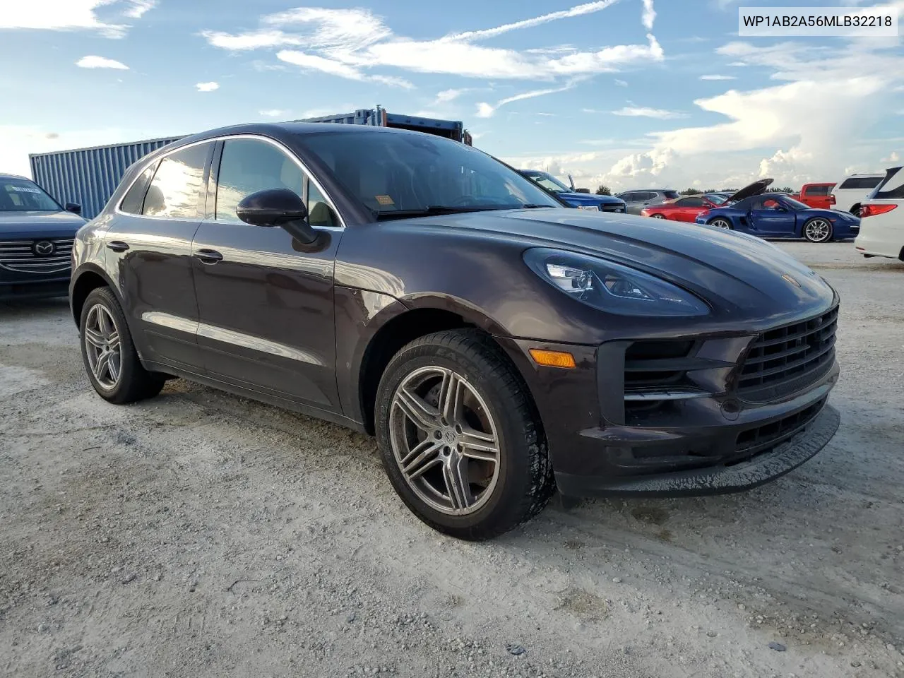 2021 Porsche Macan S VIN: WP1AB2A56MLB32218 Lot: 73850224