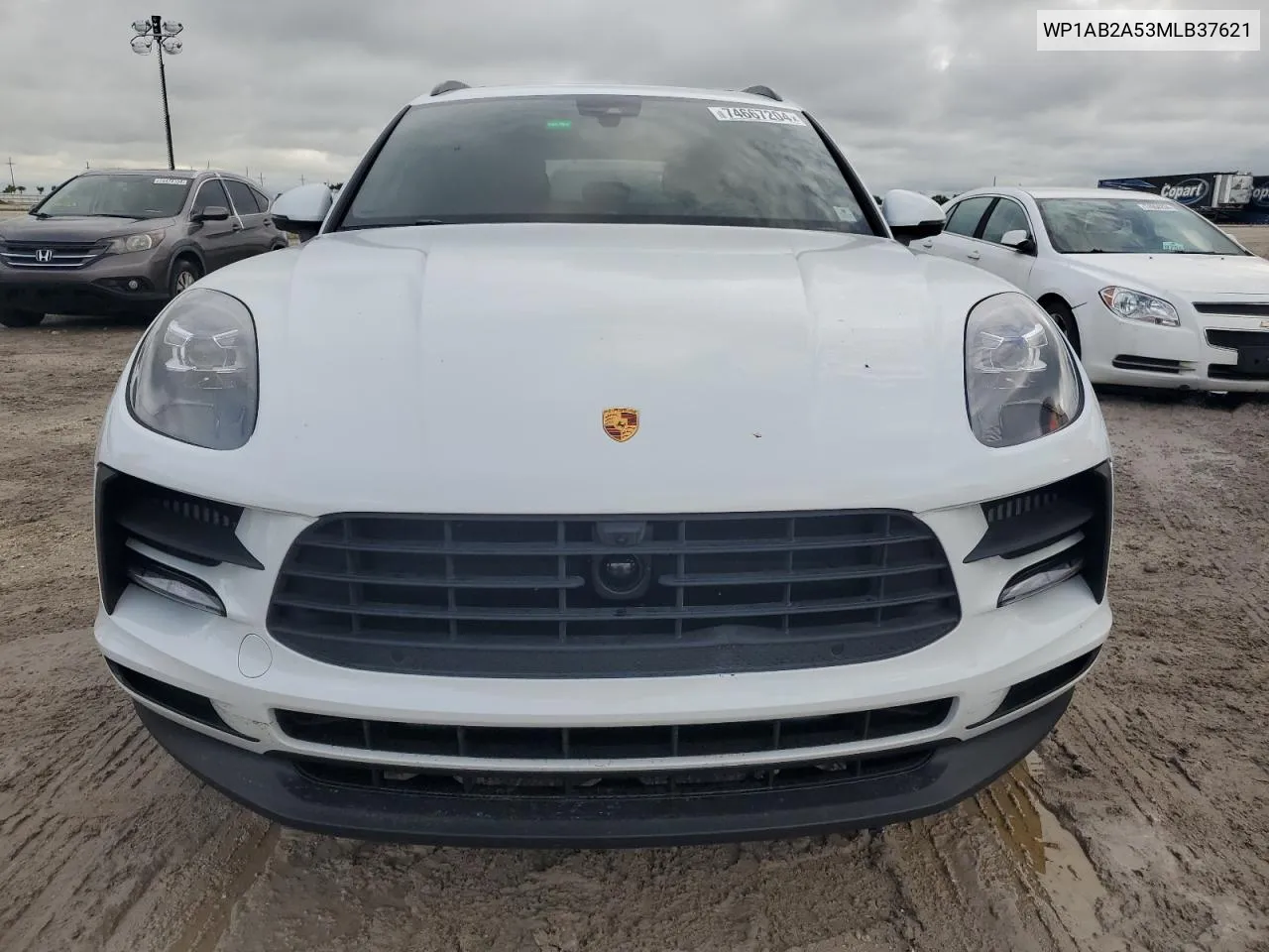 2021 Porsche Macan S VIN: WP1AB2A53MLB37621 Lot: 74667204