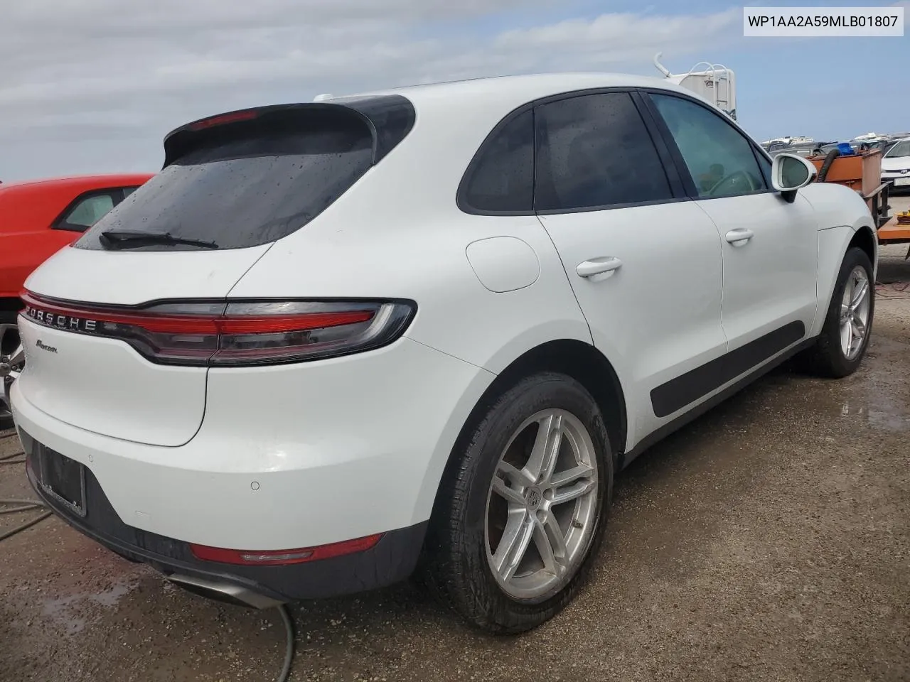 2021 Porsche Macan VIN: WP1AA2A59MLB01807 Lot: 74774904