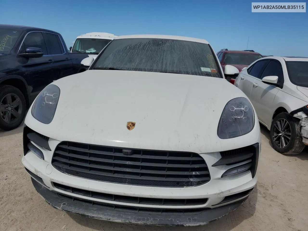 2021 Porsche Macan S VIN: WP1AB2A50MLB35115 Lot: 75048294