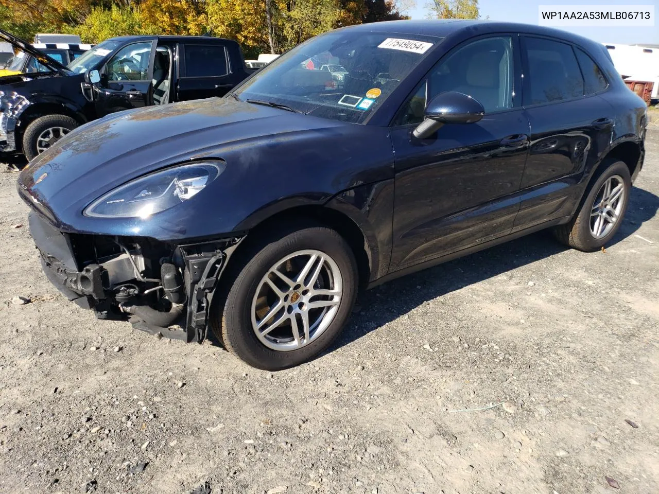 2021 Porsche Macan VIN: WP1AA2A53MLB06713 Lot: 77549054