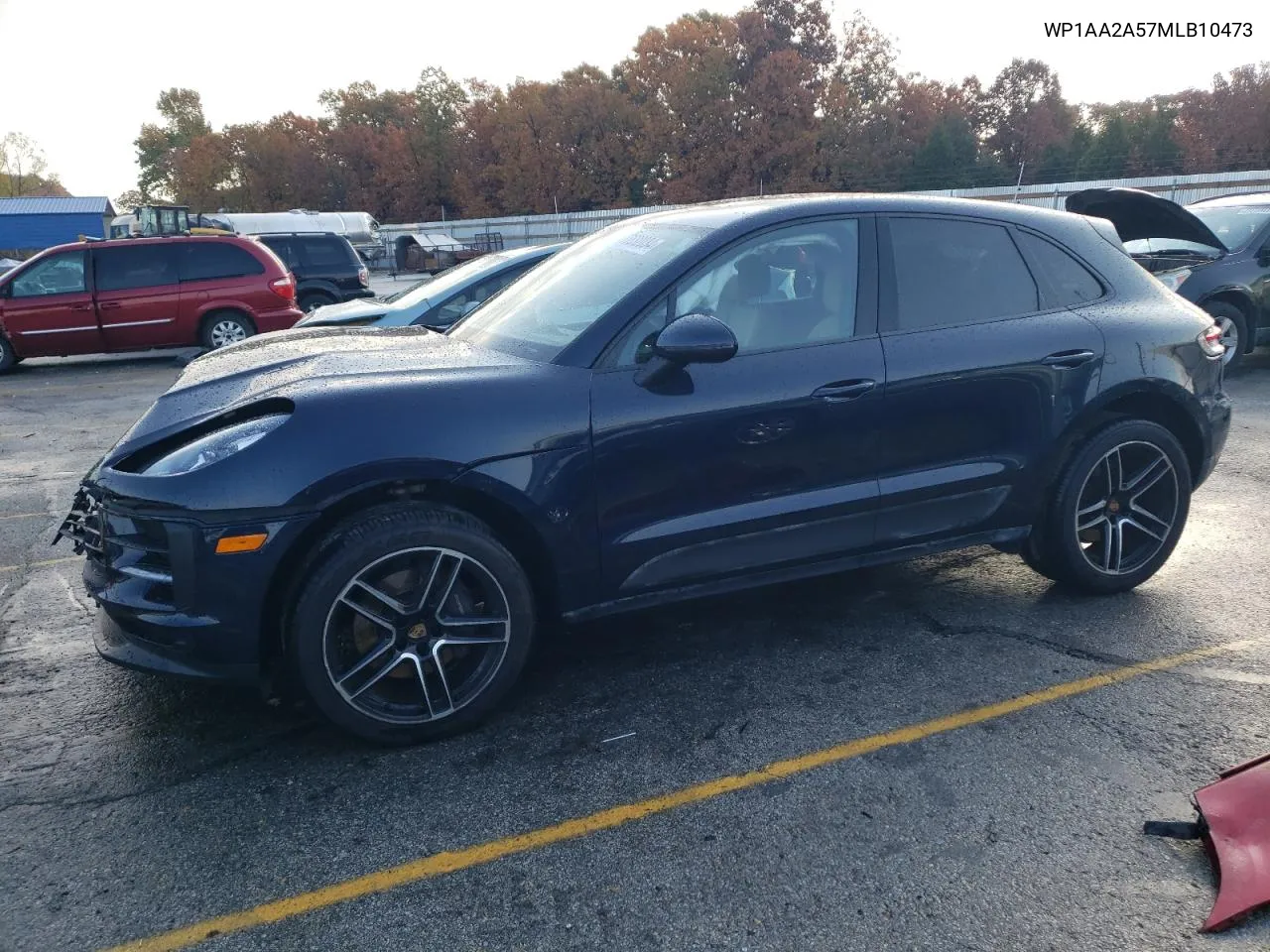 2021 Porsche Macan VIN: WP1AA2A57MLB10473 Lot: 77632034