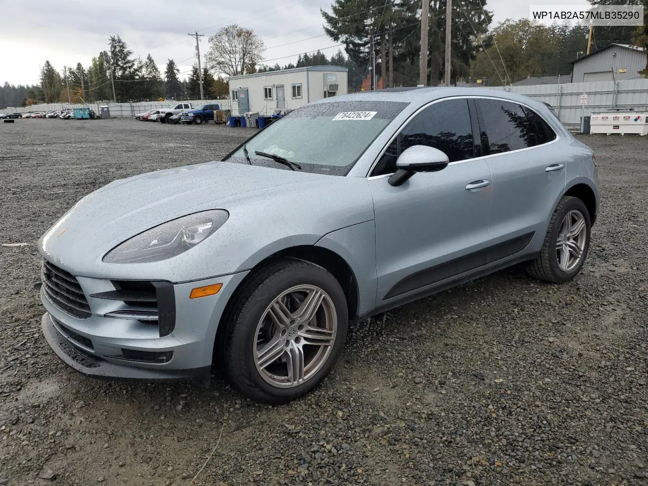 2021 Porsche Macan S VIN: WP1AB2A57MLB35290 Lot: 78422624