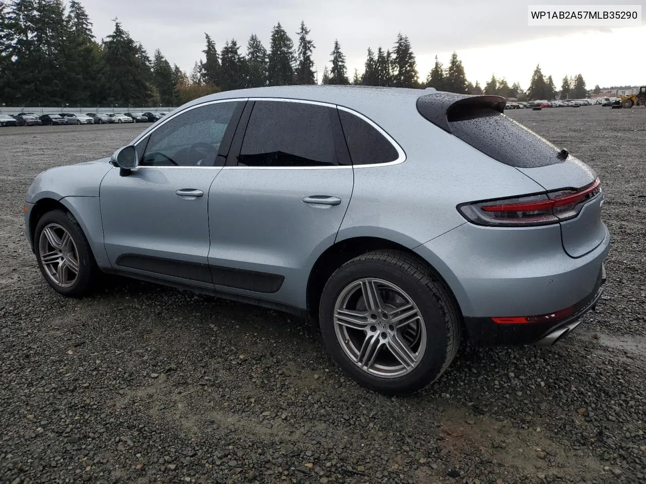 2021 Porsche Macan S VIN: WP1AB2A57MLB35290 Lot: 78422624