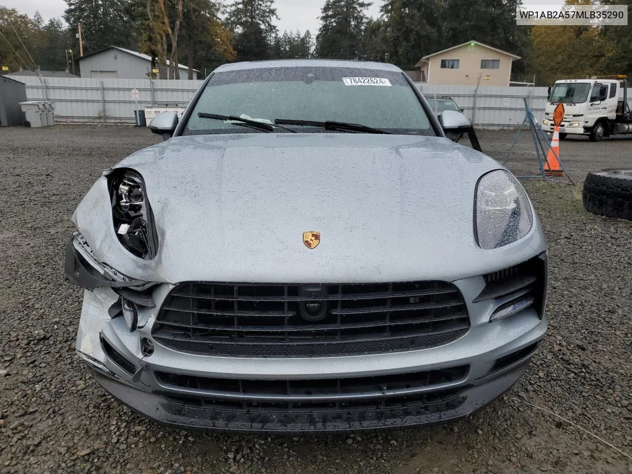 2021 Porsche Macan S VIN: WP1AB2A57MLB35290 Lot: 78422624