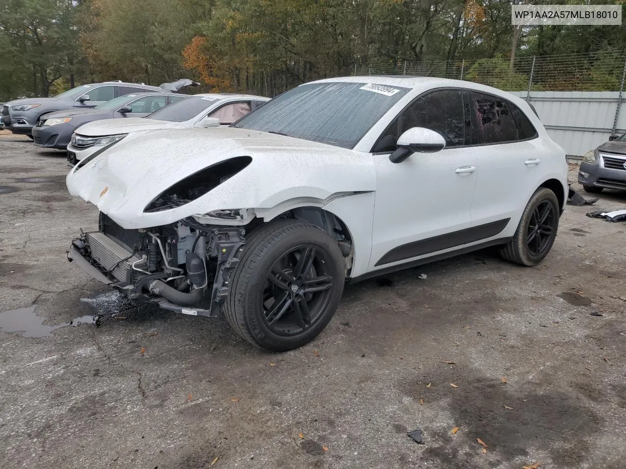 2021 Porsche Macan VIN: WP1AA2A57MLB18010 Lot: 79893994