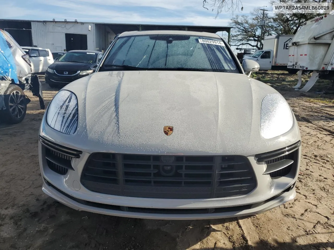 2021 Porsche Macan Turbo VIN: WP1AF2A54MLB60829 Lot: 80029914