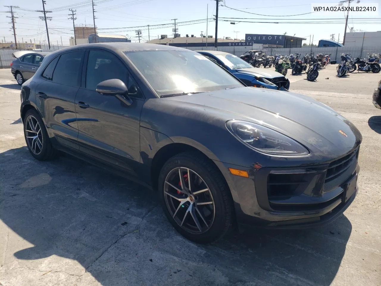 2022 Porsche Macan S VIN: WP1AG2A5XNLB22410 Lot: 71385604