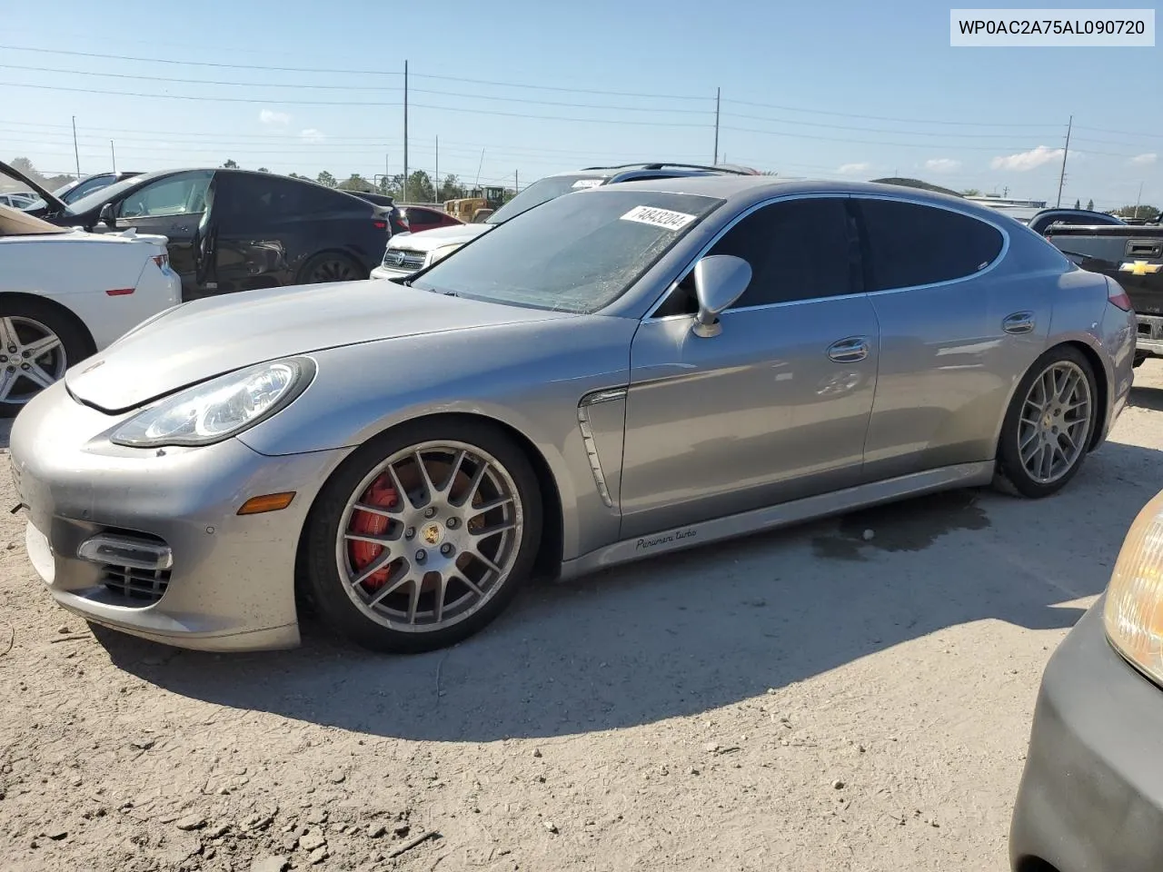 2010 Porsche Panamera Turbo VIN: WP0AC2A75AL090720 Lot: 74843204