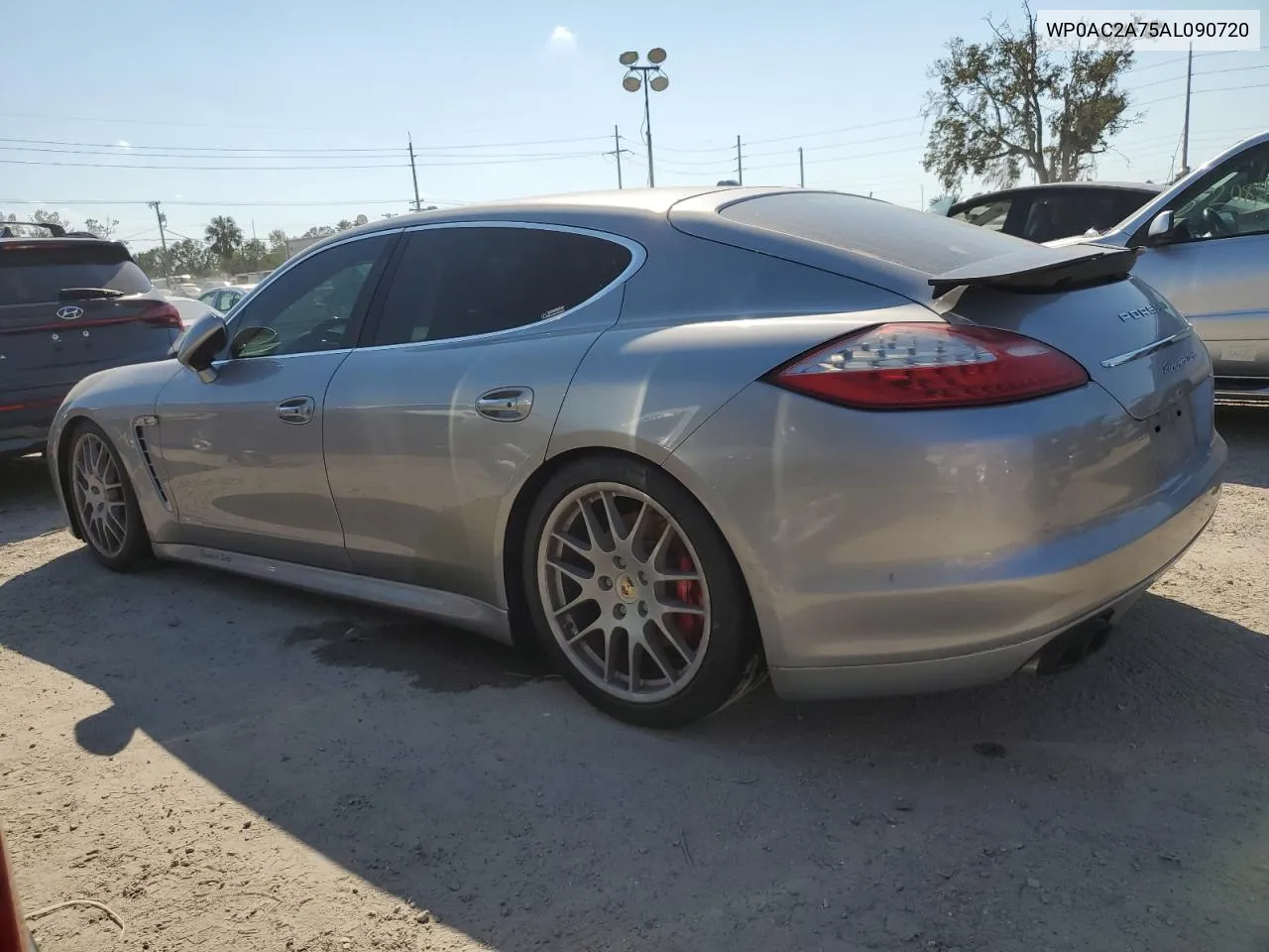 2010 Porsche Panamera Turbo VIN: WP0AC2A75AL090720 Lot: 74843204