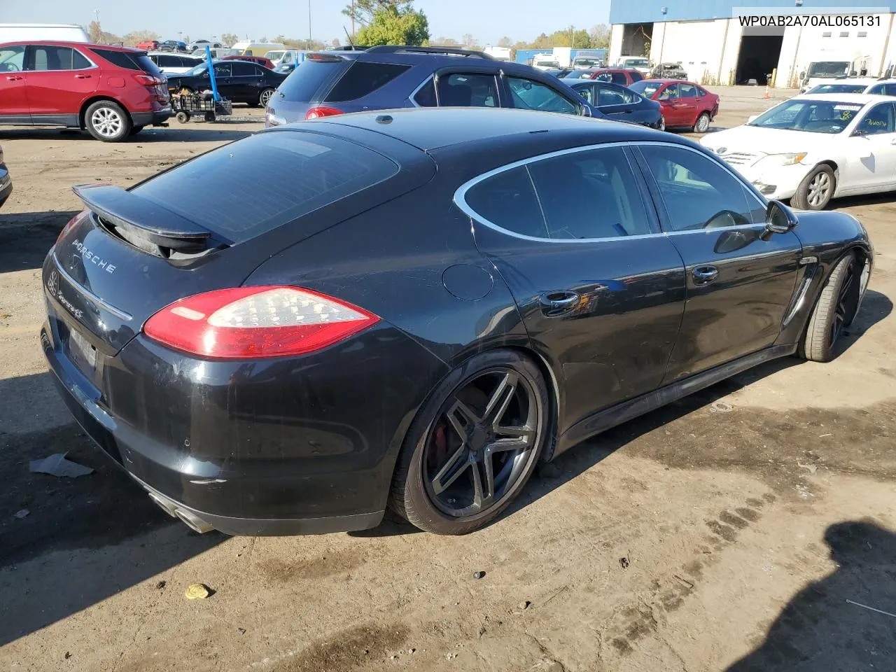 2010 Porsche Panamera S VIN: WP0AB2A70AL065131 Lot: 76914754