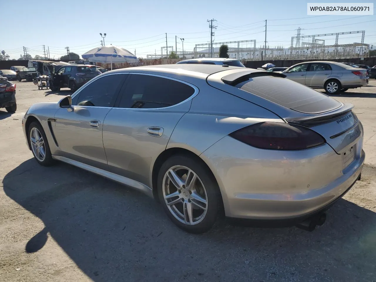 2010 Porsche Panamera S VIN: WP0AB2A78AL060971 Lot: 77261404