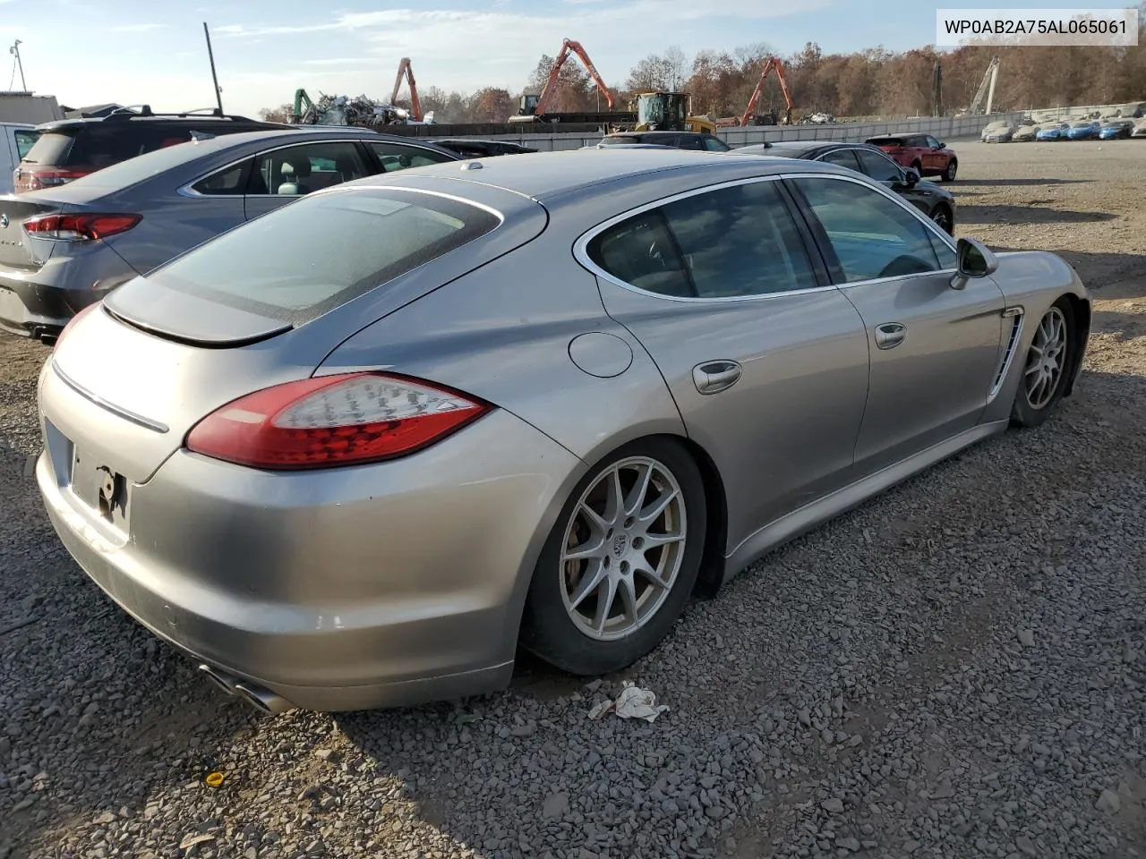 2010 Porsche Panamera S VIN: WP0AB2A75AL065061 Lot: 78380724