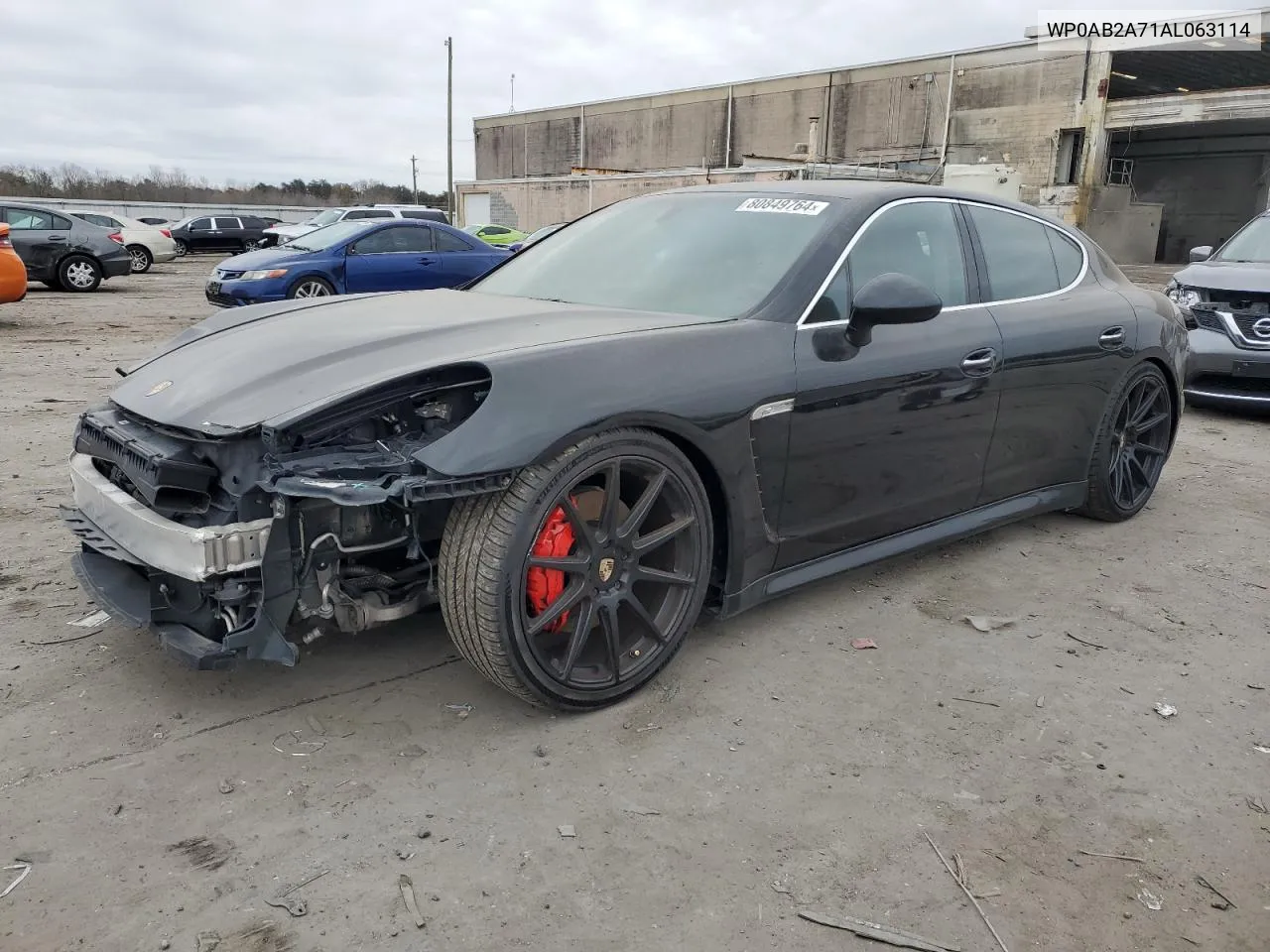 2010 Porsche Panamera S VIN: WP0AB2A71AL063114 Lot: 80849764