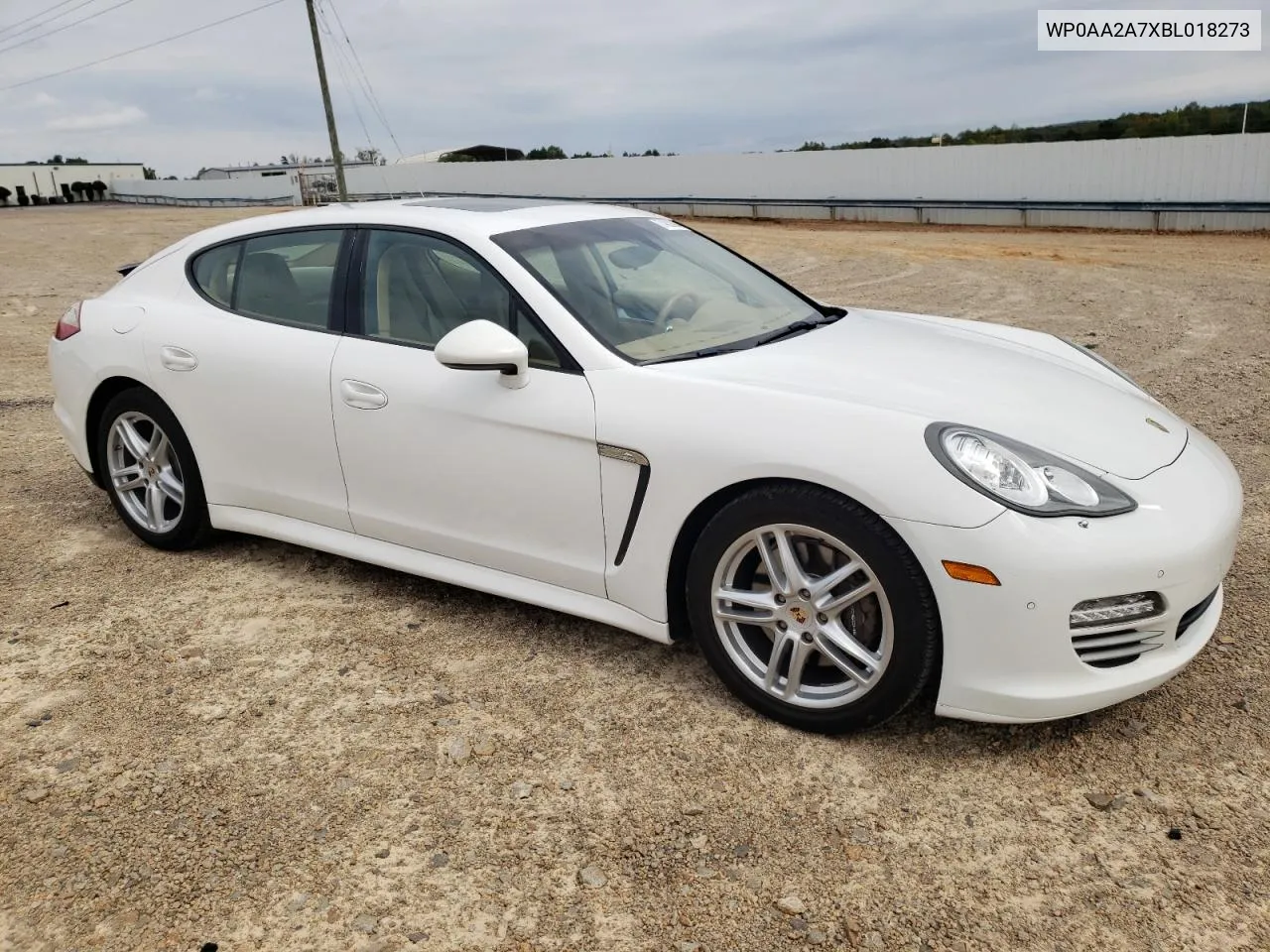 2011 Porsche Panamera 2 VIN: WP0AA2A7XBL018273 Lot: 74824844