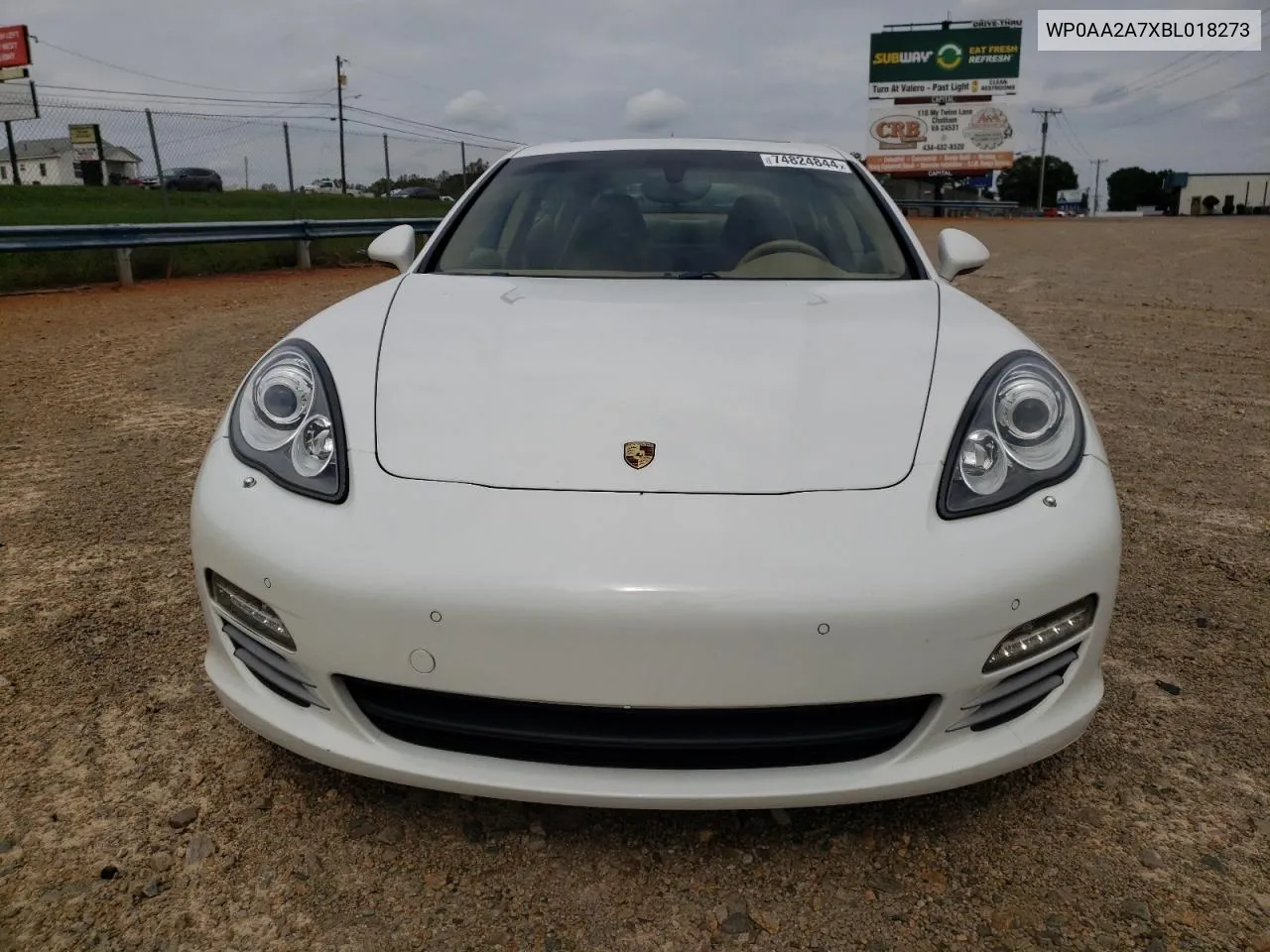 2011 Porsche Panamera 2 VIN: WP0AA2A7XBL018273 Lot: 74824844