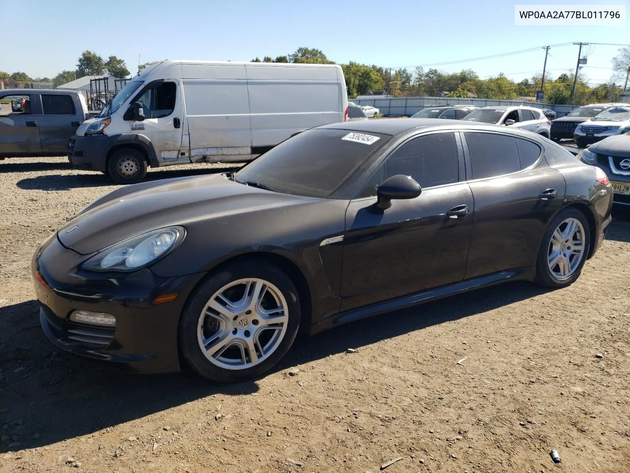 2011 Porsche Panamera 2 VIN: WP0AA2A77BL011796 Lot: 75392454