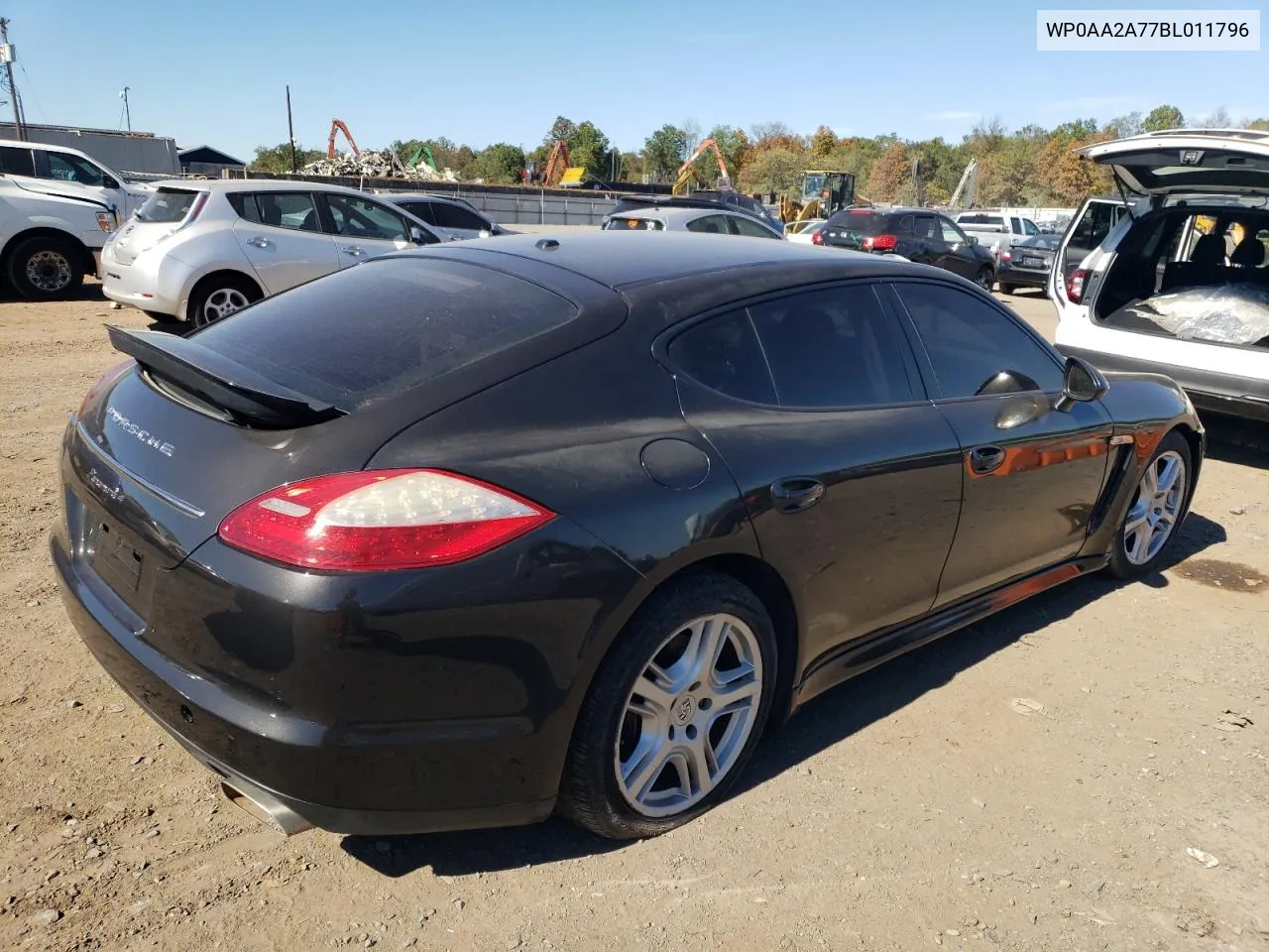 2011 Porsche Panamera 2 VIN: WP0AA2A77BL011796 Lot: 75392454