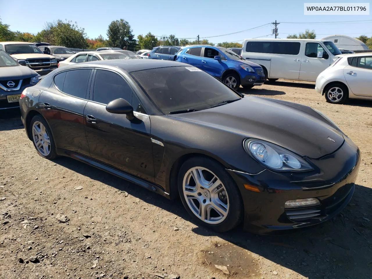 2011 Porsche Panamera 2 VIN: WP0AA2A77BL011796 Lot: 75392454