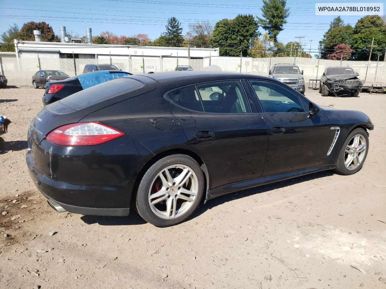 2011 Porsche Panamera 2 VIN: WP0AA2A78BL018952 Lot: 75743254