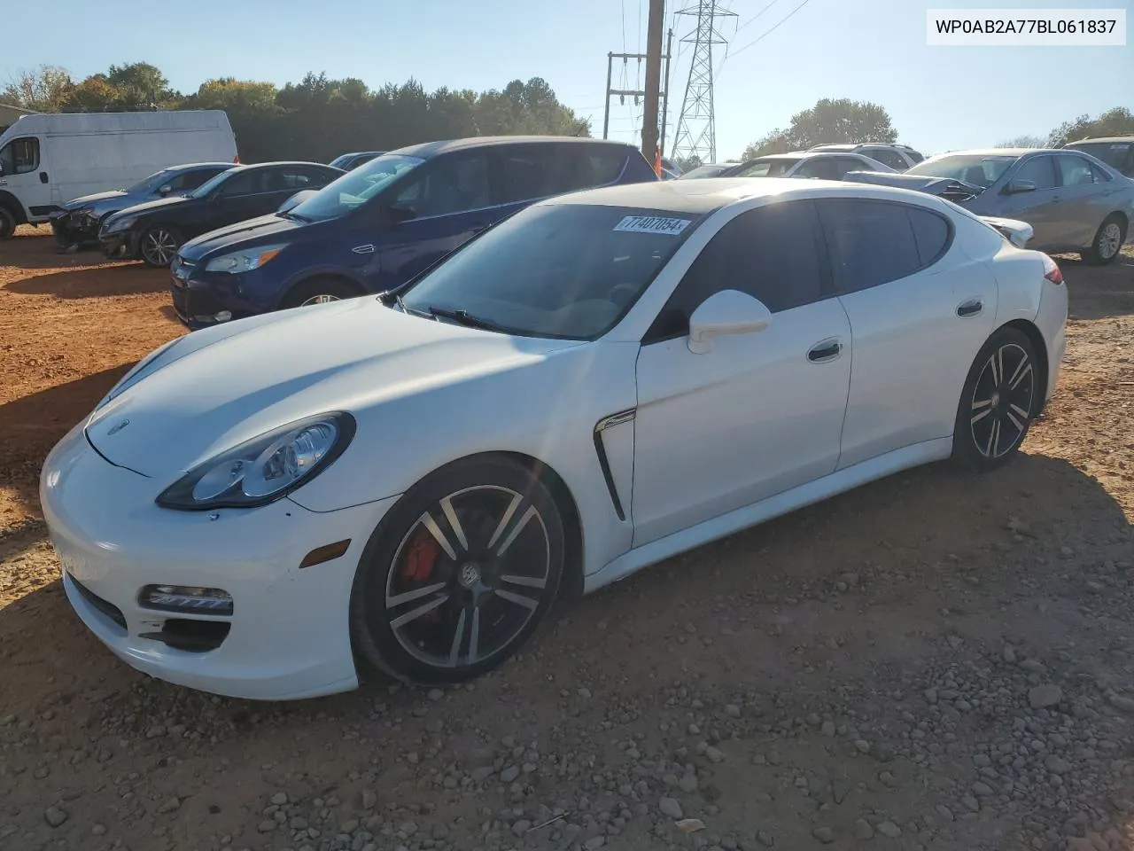 2011 Porsche Panamera S VIN: WP0AB2A77BL061837 Lot: 77407054