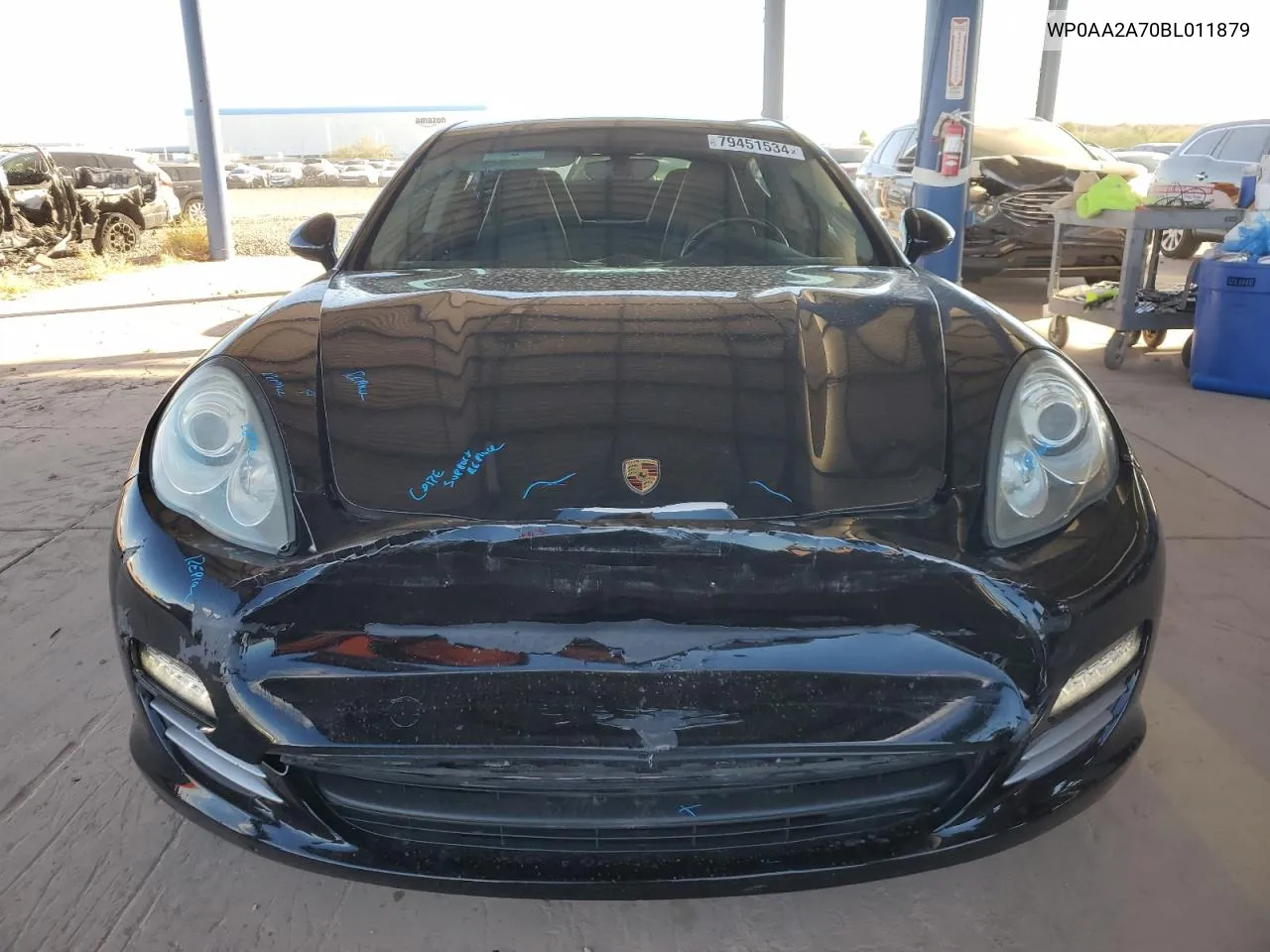 2011 Porsche Panamera 2 VIN: WP0AA2A70BL011879 Lot: 79451534