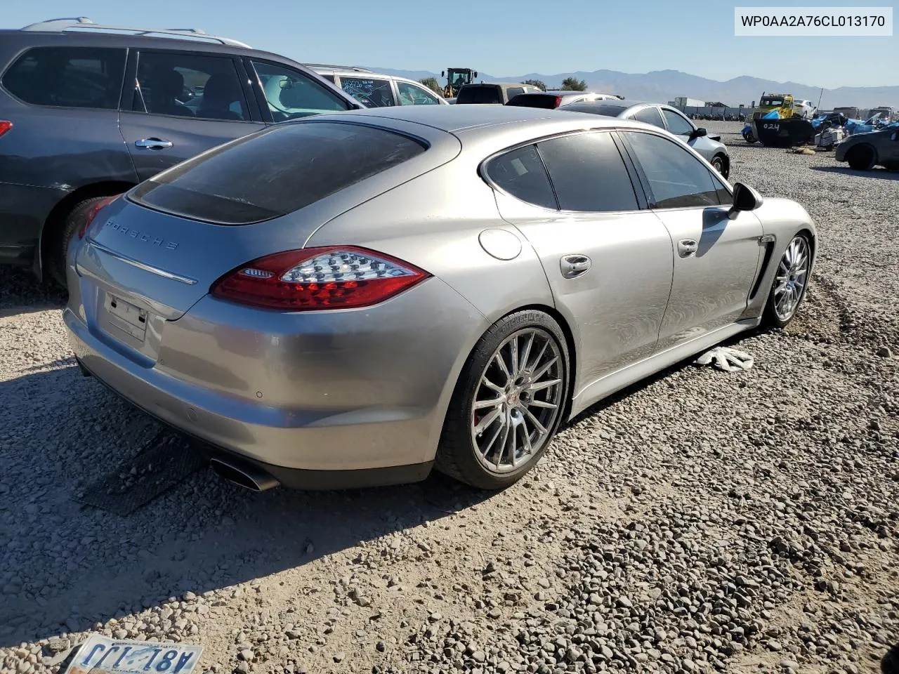 2012 Porsche Panamera 2 VIN: WP0AA2A76CL013170 Lot: 69428924