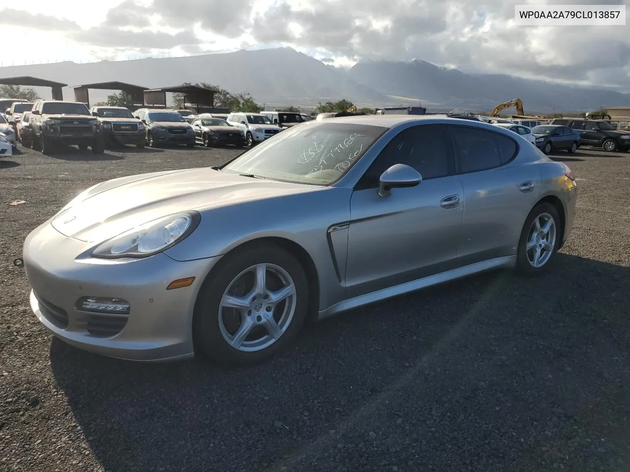 2012 Porsche Panamera 2 VIN: WP0AA2A79CL013857 Lot: 73779864