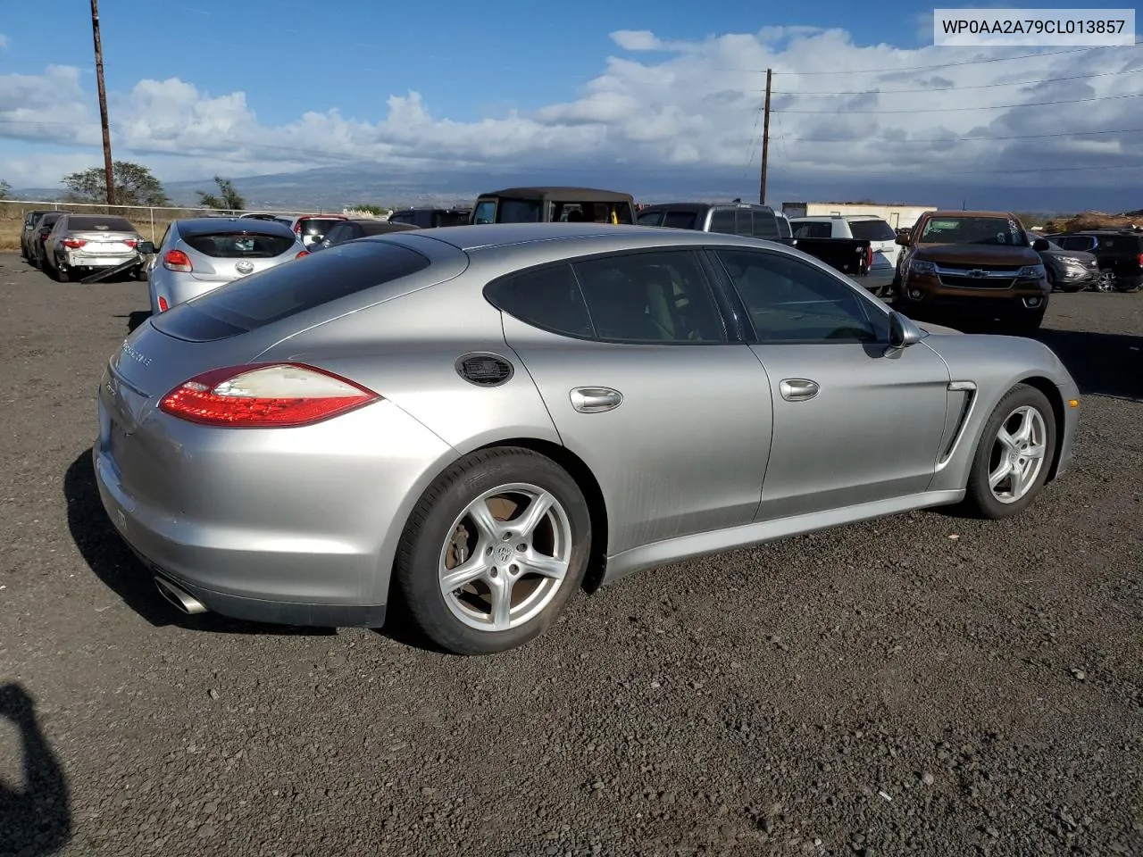 2012 Porsche Panamera 2 VIN: WP0AA2A79CL013857 Lot: 73779864