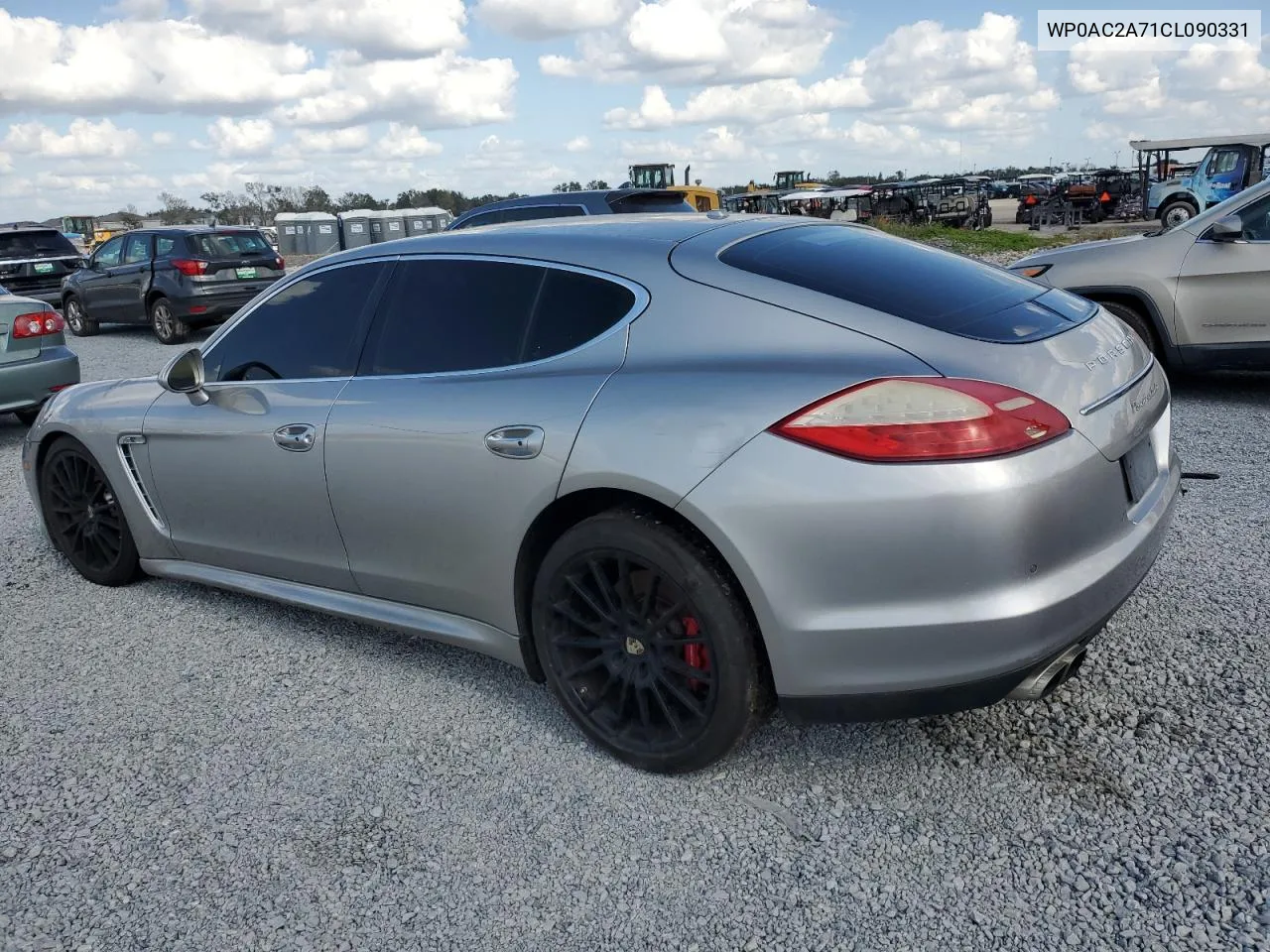 2012 Porsche Panamera Turbo VIN: WP0AC2A71CL090331 Lot: 76423854