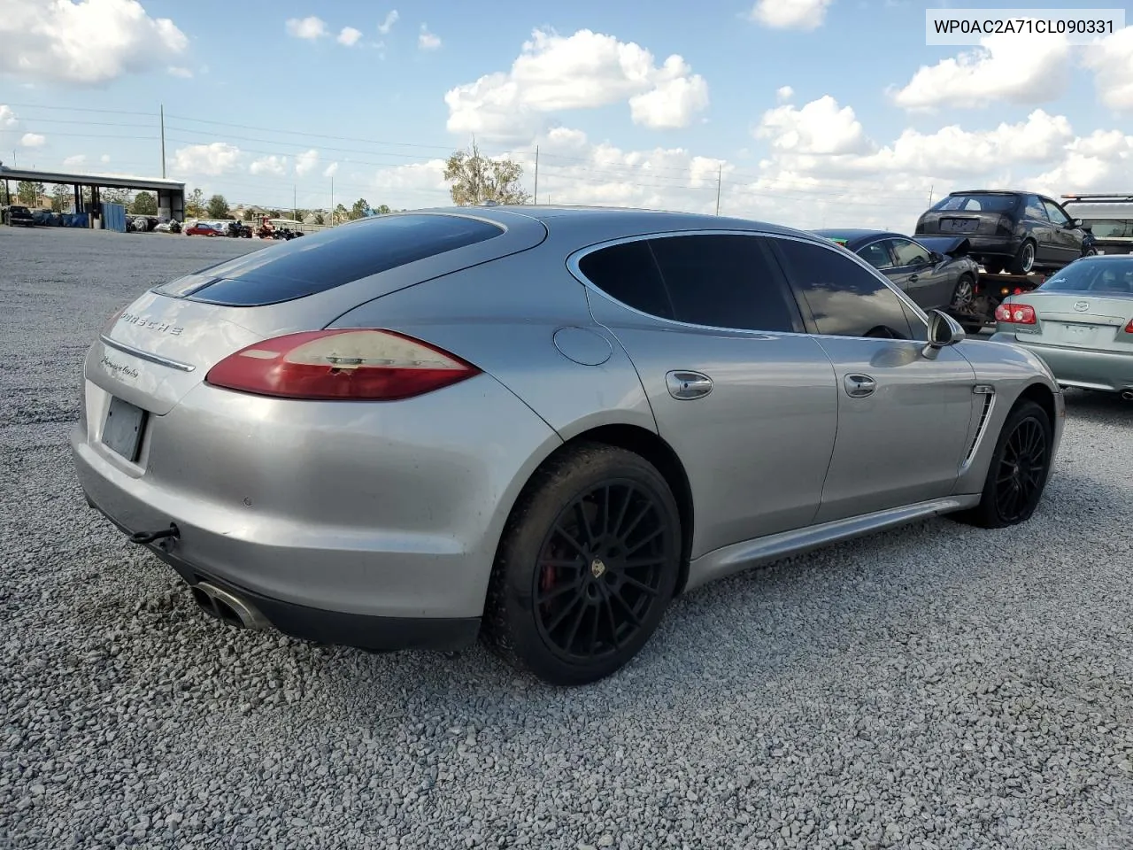 2012 Porsche Panamera Turbo VIN: WP0AC2A71CL090331 Lot: 76423854