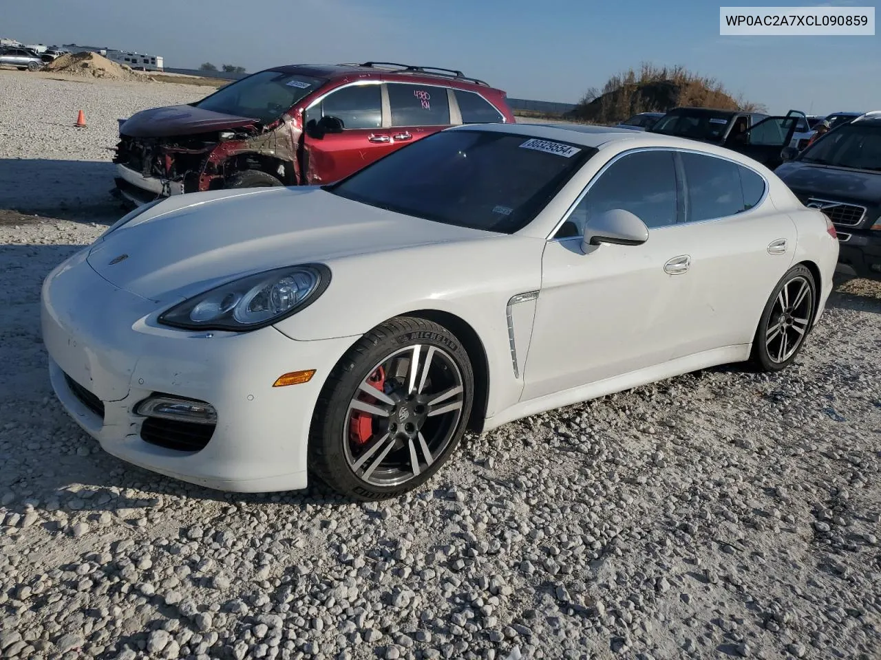 2012 Porsche Panamera Turbo VIN: WP0AC2A7XCL090859 Lot: 80329554