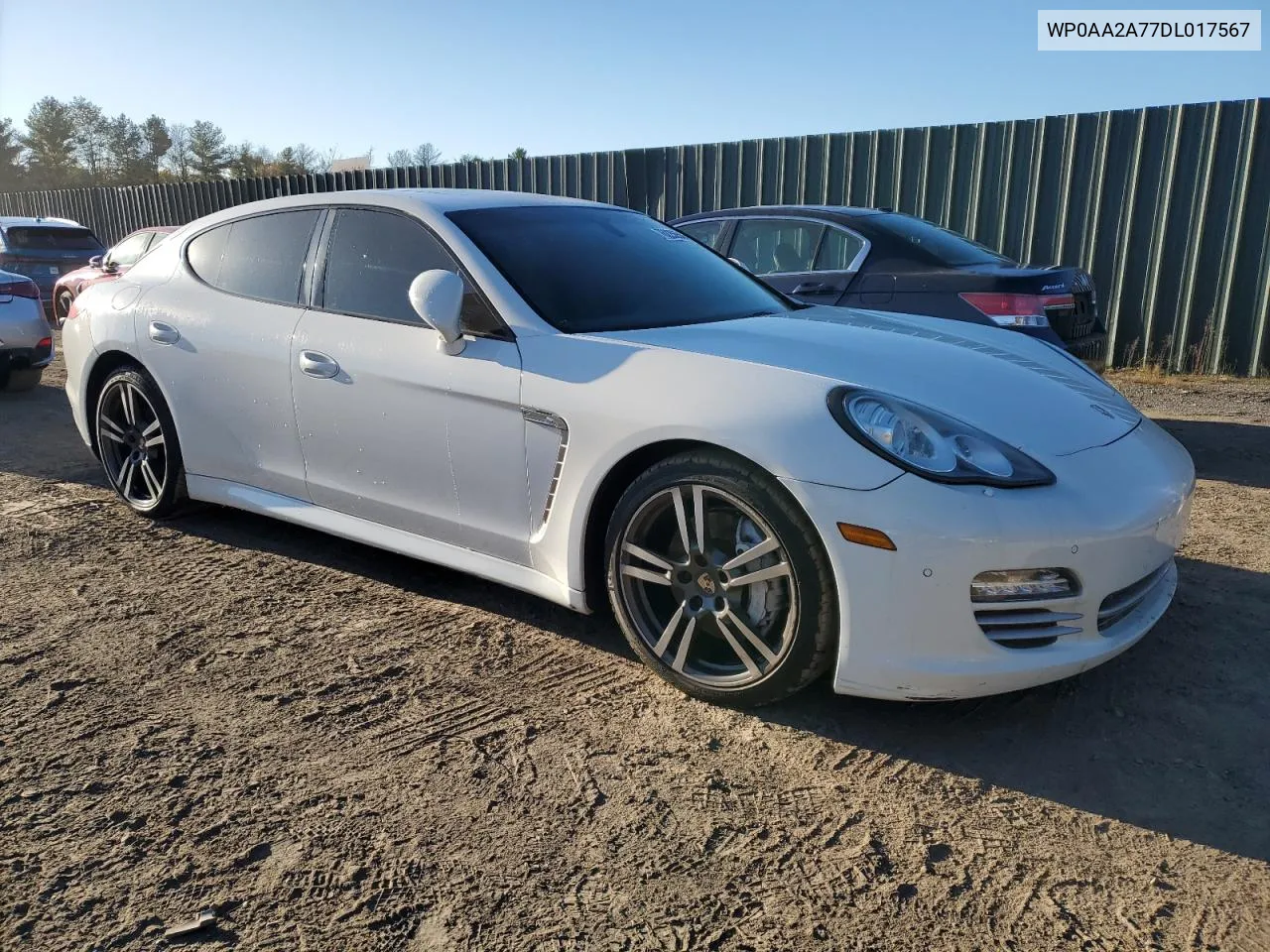 2013 Porsche Panamera 2 VIN: WP0AA2A77DL017567 Lot: 76225654