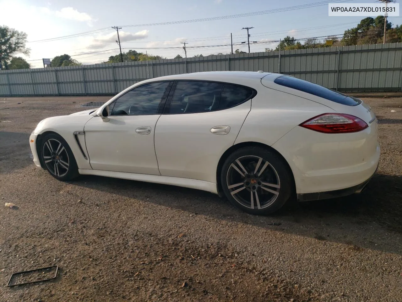 2013 Porsche Panamera 2 VIN: WP0AA2A7XDL015831 Lot: 79718494