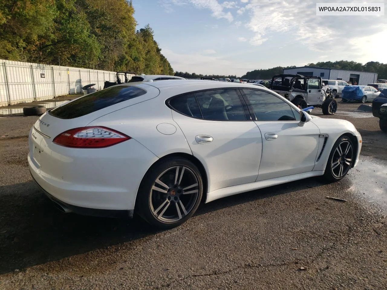 2013 Porsche Panamera 2 VIN: WP0AA2A7XDL015831 Lot: 79718494