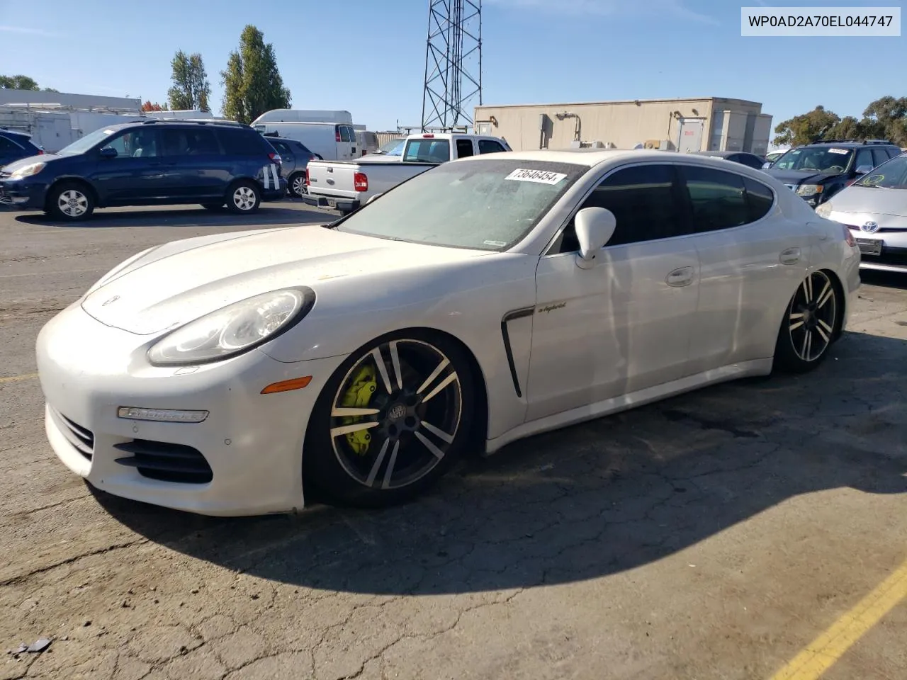 2014 Porsche Panamera S Hybrid VIN: WP0AD2A70EL044747 Lot: 73646454