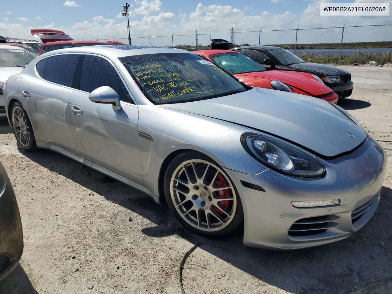 2014 Porsche Panamera 4S Executive VIN: WP0BB2A71EL062068 Lot: 74925294